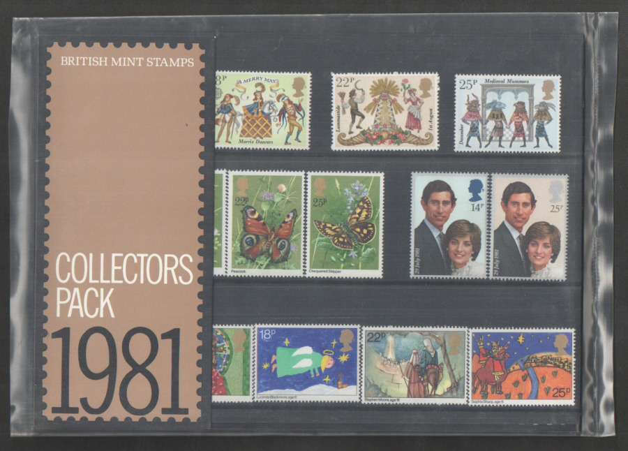 (image for) 1981 Royal Mail Special Stamps Year Pack